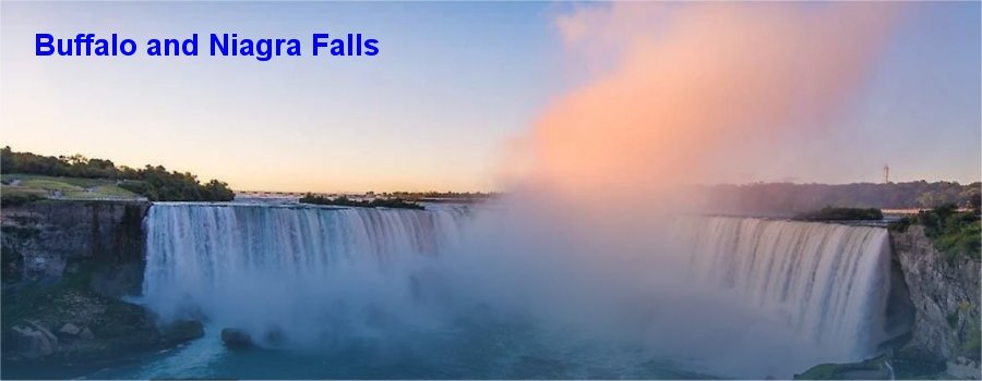 Niagra Falls as a banner