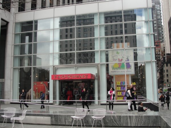 F. A. O Schwarz store front
