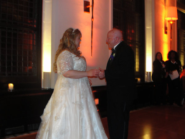 Lauren with her father