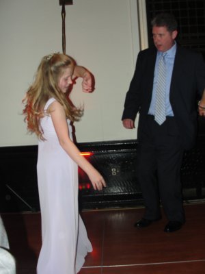 young girl dancing