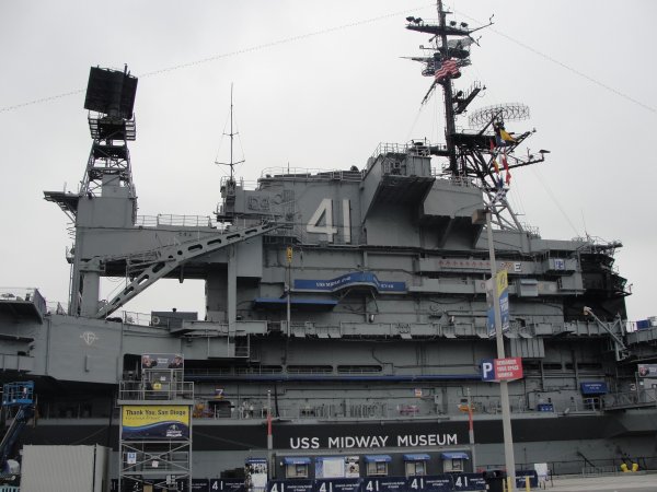 Entrance to the USS Midway Museum