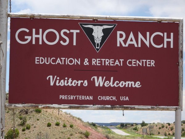 Entrance to Ghost Ranch