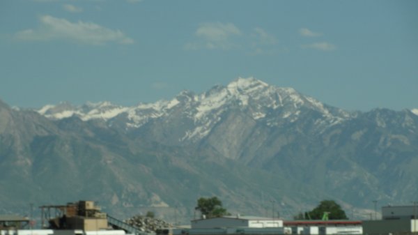 View of Snow Capped Mountains