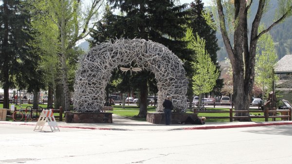 Antler Arch at Jackson Hole