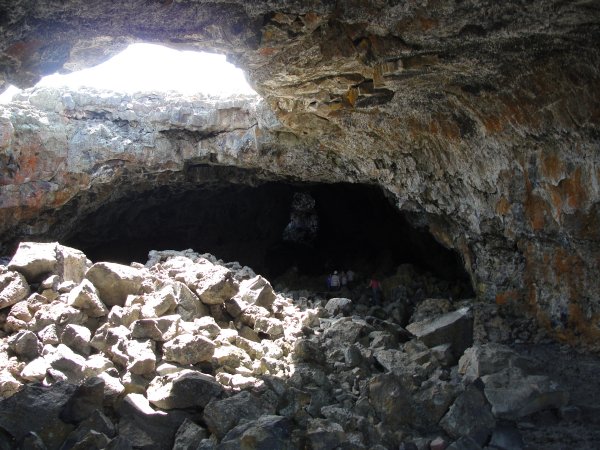 This is a picture of a portion of the tunnel which had collapsed