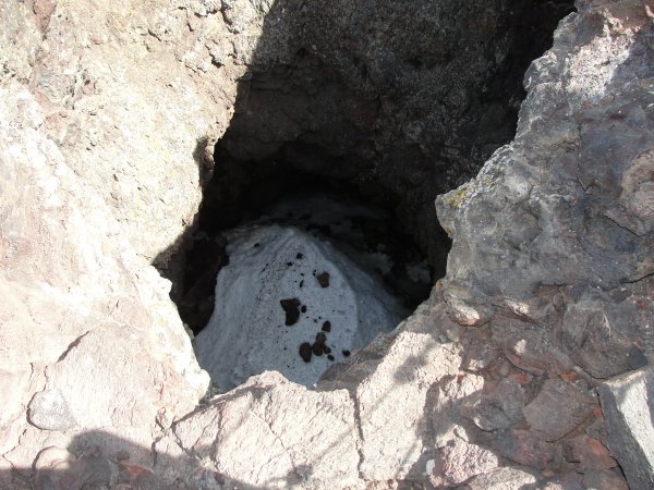 Snowball inside the cavity.