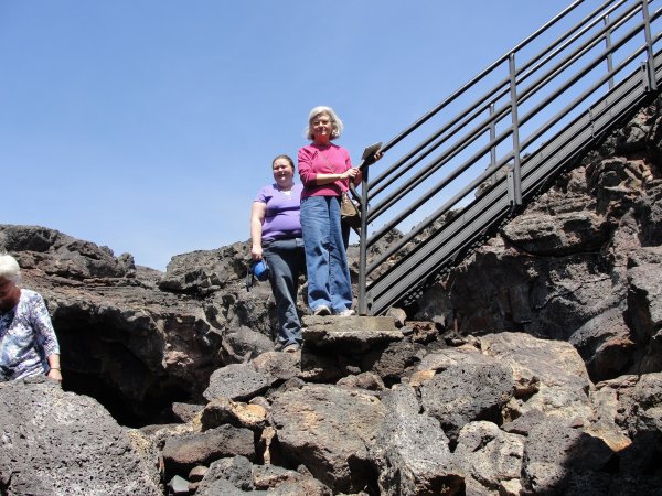 stairway at the entrance.